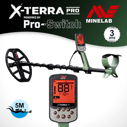 Détecteur de métaux - MINELAB X Terra Pro
