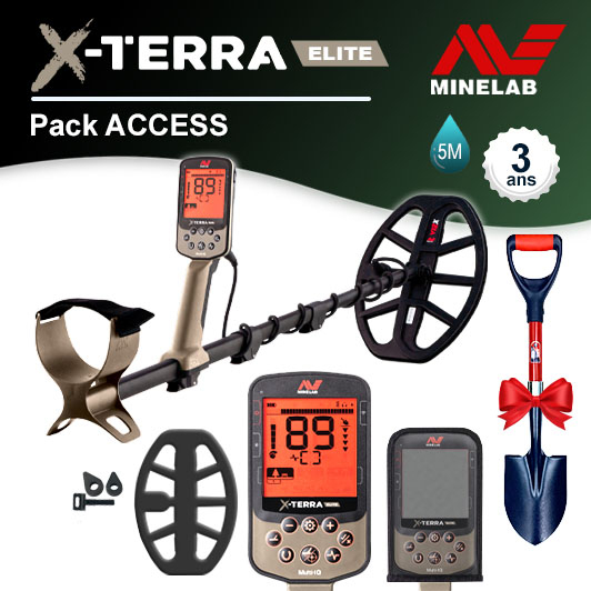 Détecteur Minelab X-Terra Elite et Pack Access