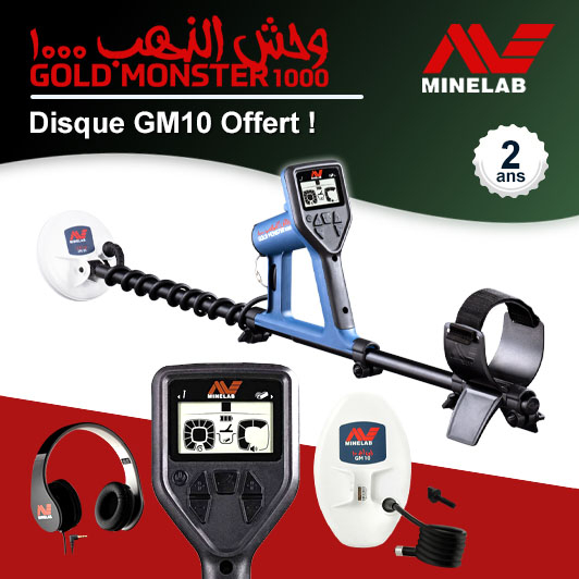 Détecteur Minelab Gold Monster 2000