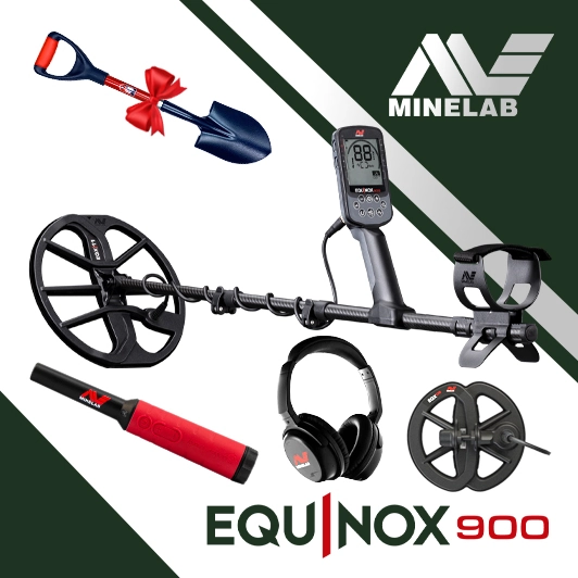 Détecteur Minelab Equinox 900 et Pack Pointer