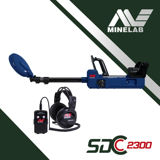 Détecteur Minelab SDC 2300 et Pack Casque Sans Fil