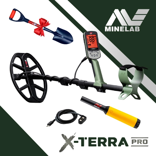 Détecteur Minelab X-Terra Pro et Pack Pointer