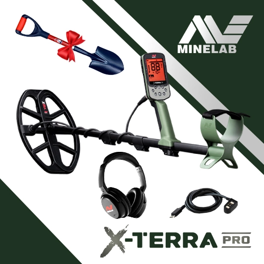 Détecteur Minelab X-Terra Pro et Pack Casque Sans Fil