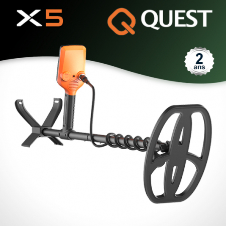Quest X5 : le détecteur pour s'initier au loisir de la détection