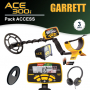 Le détecteur Garrett Ace 300i possède une discrimination Accept/Reject pour éviter de détecter les déchets ferreux.