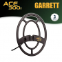 Le disque concentrique  de 28 x 15 cm du Ace 300i permet de détecter plus en profondeur que la tête d’origine du Garrett 250.