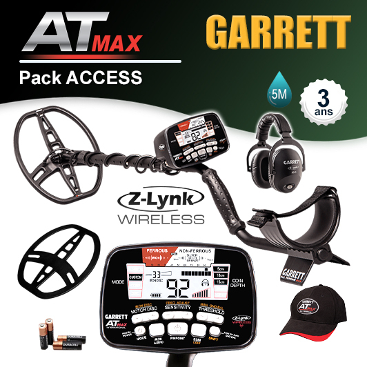 Détecteur Garrett AT Max et Pack Access