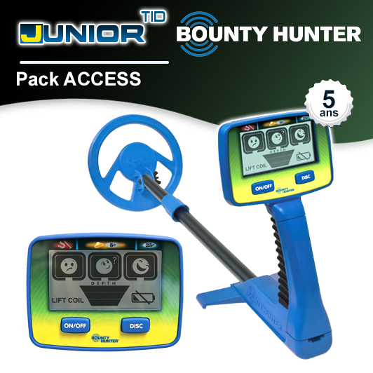 Détecteur Bounty Hunter Junior TID et Pack Access